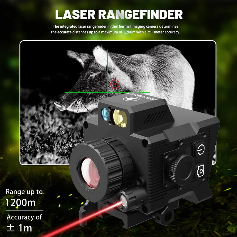 DTS219 Monocular Tactical Reticle Thermal Imaging 4 Pseudo-Color Clip-on Thermal