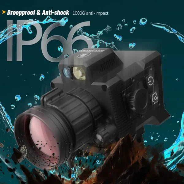 DTS219 Monocular Tactical Reticle Thermal Imaging 4 Pseudo-Color Clip-on Thermal