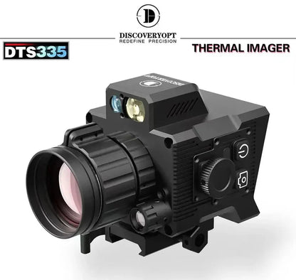 DTS219 Monocular Tactical Reticle Thermal Imaging 4 Pseudo-Color Clip-on Thermal