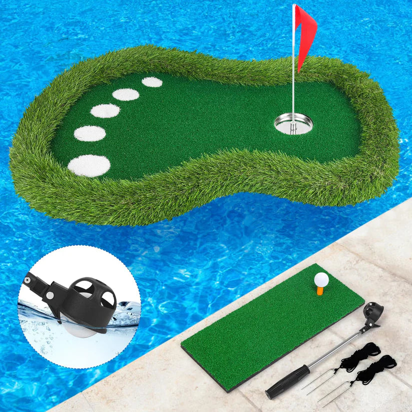 ⏰60% OFF Tonight Only✨No Drifting Floating Chipping Green Mat with Ball Retriever Game Set