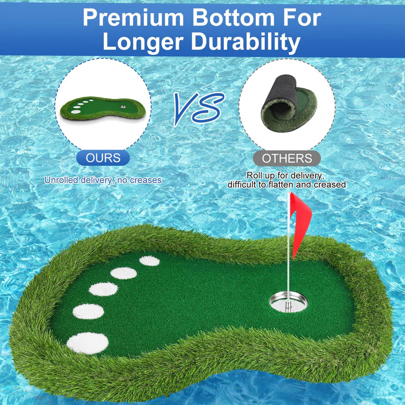 ⏰60% OFF Tonight Only✨No Drifting Floating Chipping Green Mat with Ball Retriever Game Set