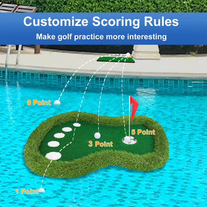 ⏰60% OFF Tonight Only✨No Drifting Floating Chipping Green Mat with Ball Retriever Game Set